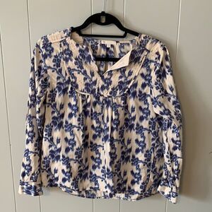 Gap Printed Blouse Size XS